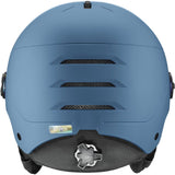 Uvex Wanted Visor Herren Skihelm stone-blue-matt-mirror-blue Produktbild 1