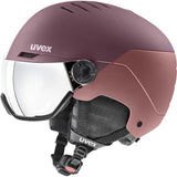 Uvex Wanted Visor Skihelm bramble-antique-rose-mat-silver-mirror Produktbild 0