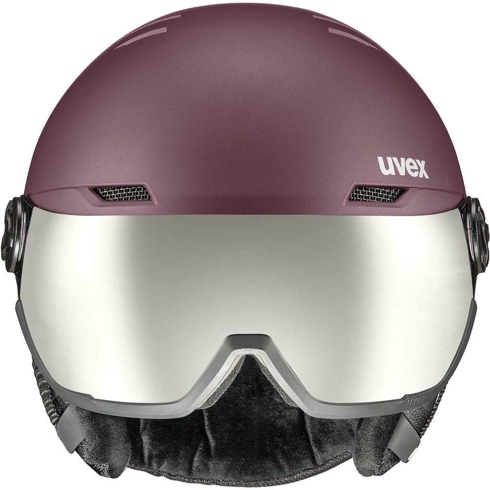 Uvex Wanted Visor Skihelm bramble-antique-rose-mat-silver-mirror Produktbild 2
