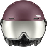 Uvex Wanted Visor Skihelm bramble-antique-rose-mat-silver-mirror Produktbild 2