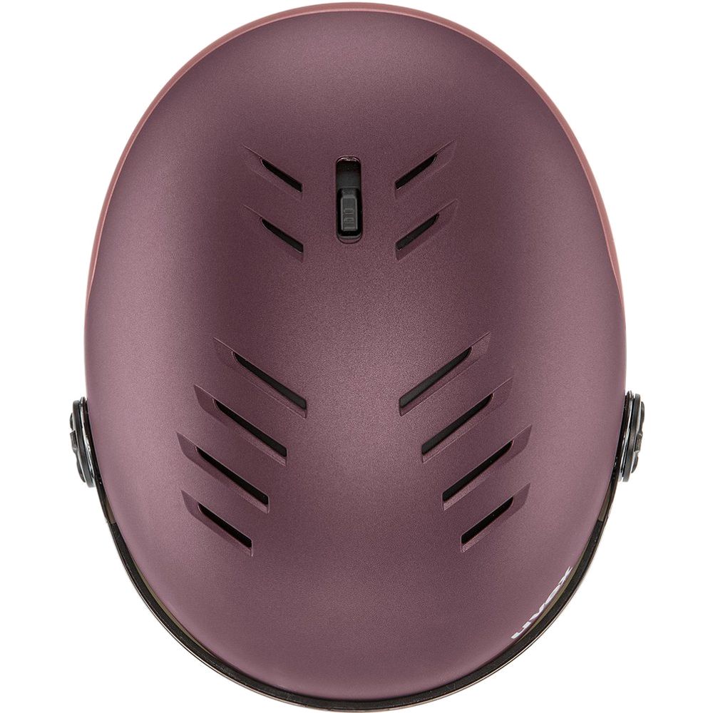 Uvex Wanted Visor Skihelm bramble-antique-rose-mat-silver-mirror Produktbild 3