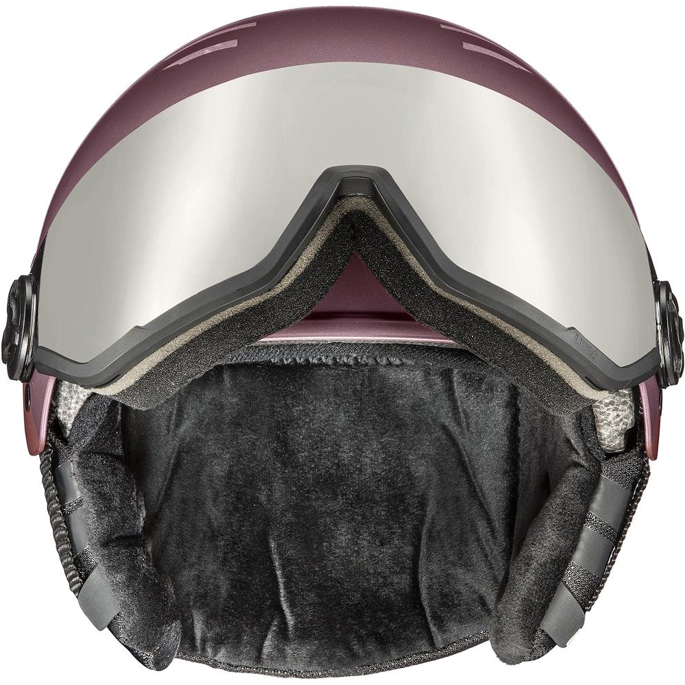 Uvex Wanted Visor Skihelm bramble-antique-rose-mat-silver-mirror Produktbild 5