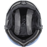 Uvex Wanted Visor Skihelm rhino-matt-mirror-blue Produktbild 4
