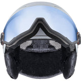 Uvex Wanted Visor Skihelm rhino-matt-mirror-blue Produktbild 5