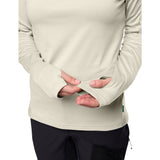 Vaude Livigno Halfzip II Midlayer Damen ecru Produktbild 6