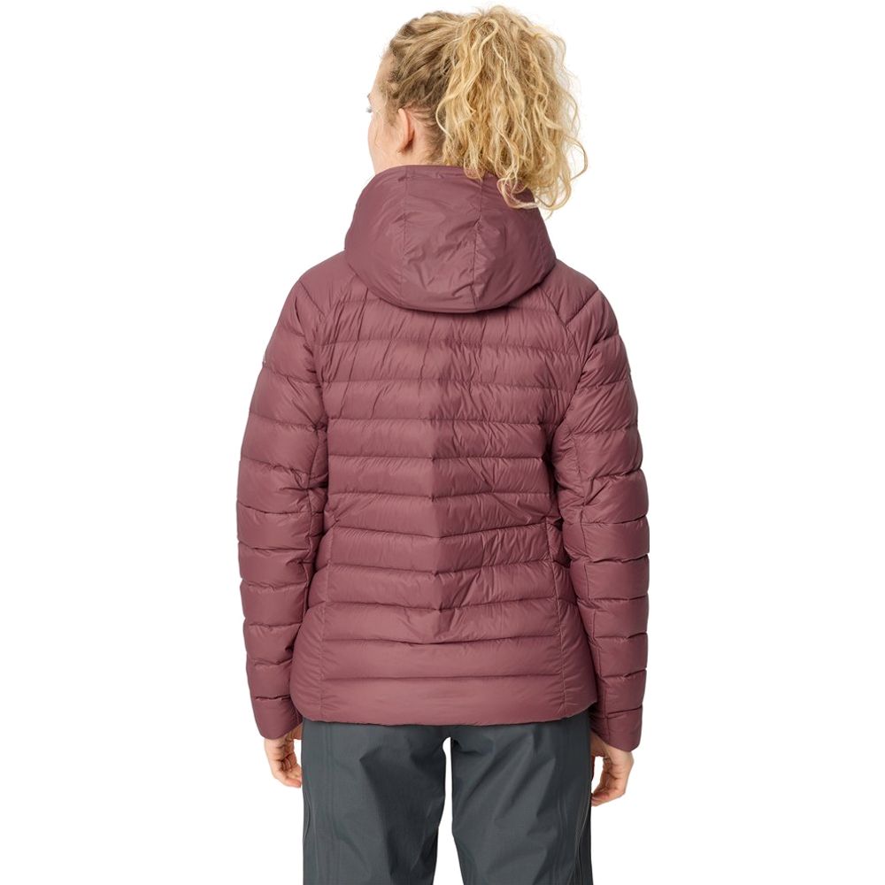 Vaude Monviso Down Hooded Jacket Damen Daunenjacke ruby-dusk Produktbild 2