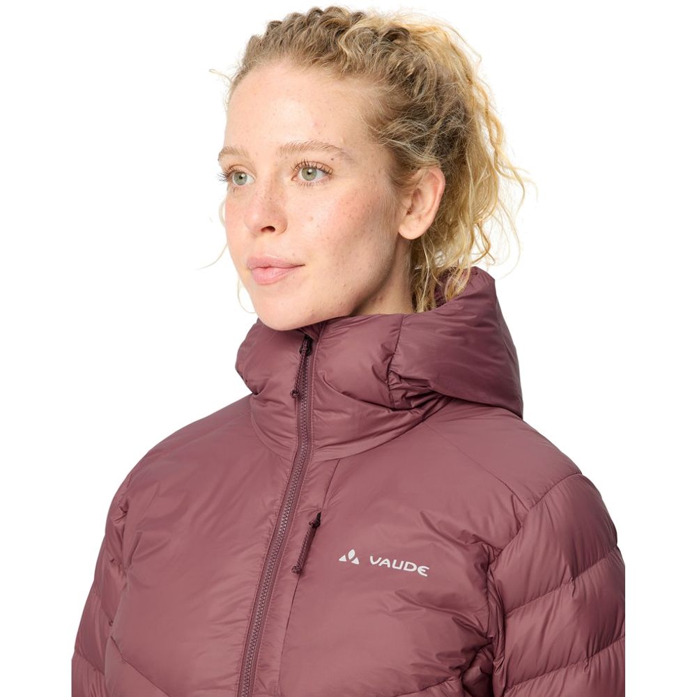 Vaude Monviso Down Hooded Jacket Damen Daunenjacke ruby-dusk Produktbild 4