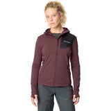 Vaude Monviso Fleece Jacket III Damen Fleecejacke ruby-dusk Produktbild 2
