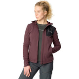 Vaude Monviso Fleece Jacket III Damen Fleecejacke ruby-dusk Produktbild 4