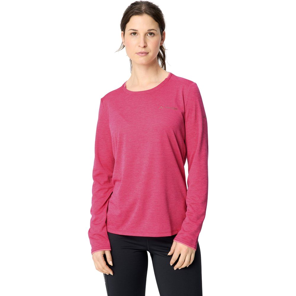 Vaude Wo Essential LS T-Shirt Damen Langarmshirt hibiscus-pink Produktbild 2