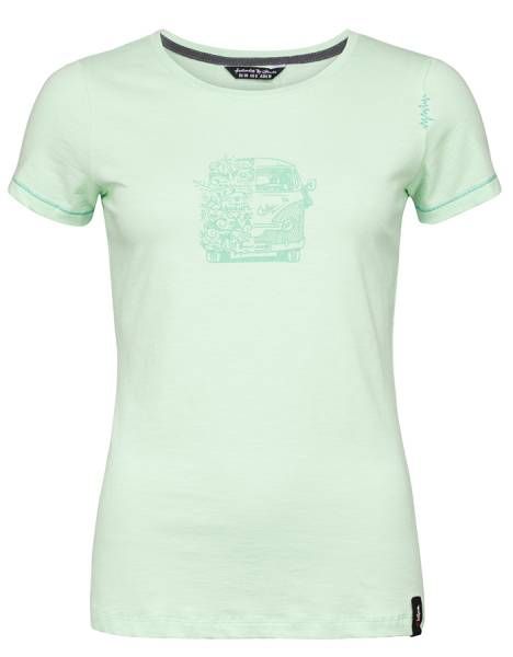 Chillaz Gandia Lettering Bus Damen T-Shirt mint