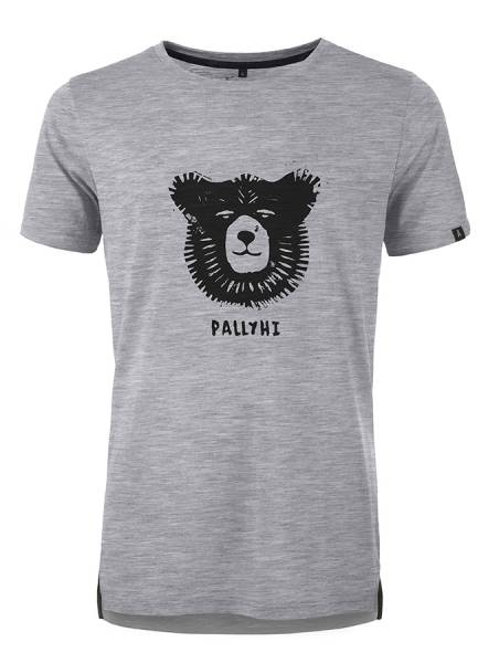 Pally´Hi Bearface Herren T-Shirt heather grey