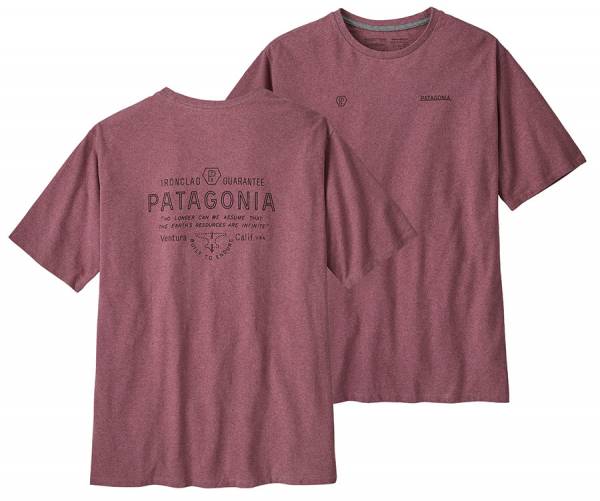 Patagonia Forge Mark Responsibili Herren T-Shirt evening mauve