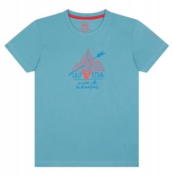 La Sportiva Alakay Kinder T-Shirt pacific blue