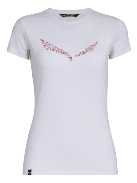 Salewa Solid Dry Damen T-Shirt white