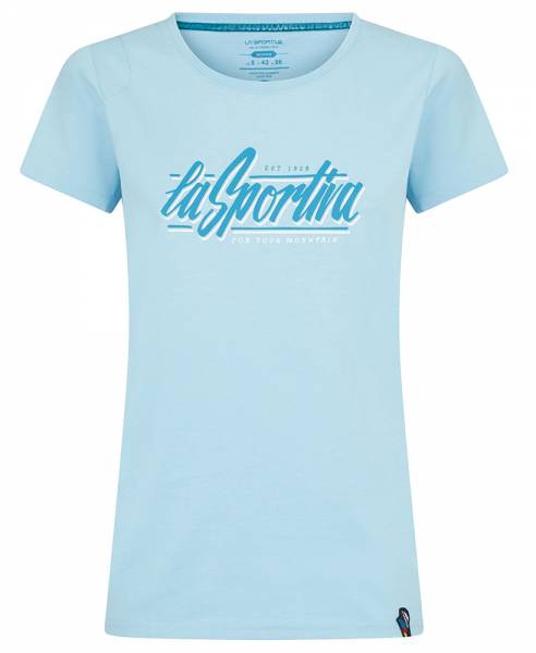 La Sportiva Retro Damen T-Shirt celestial blue