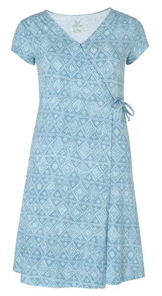 Sherpa Padma Wrap Dress Damen Kleid slate geo