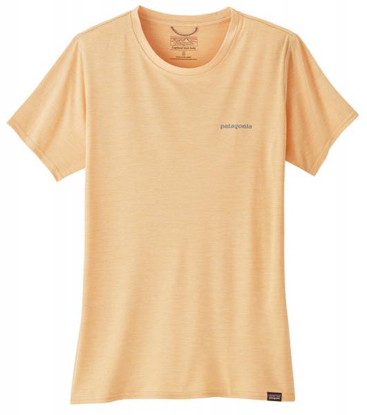 Patagonia W's Capilene® Cool Daily Graphic Shirt - Waters Damen T-Shirt sandy melon x-dye
