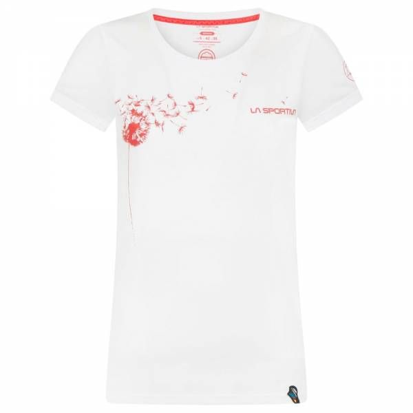 La Sportiva Windy T-Shirt Women white/hibiscus
