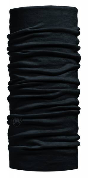 BUFF® Lightweight Merino Wool Multifunktionstuch solid black
