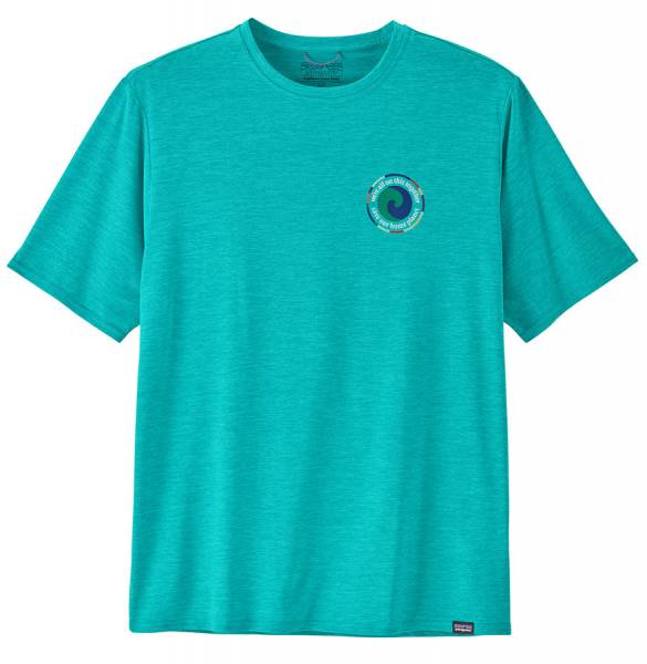 Patagonia M's Capilene® Cool Daily Graphic Herren T-Shirt subtidal blue x-dye