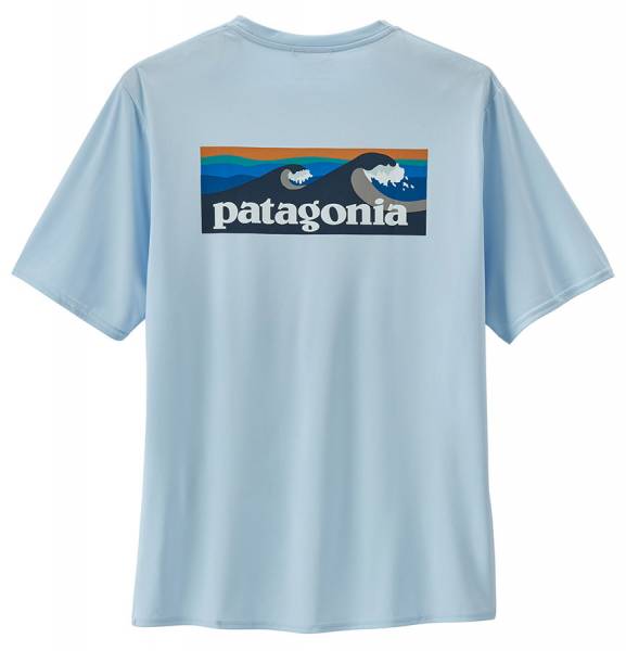 Patagonia M's Capilene® Cool Daily Graphic Shirt - Waters Herren T-Shirt chilled blue