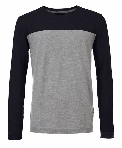 Pally´Hi Knit Sweater Lounge Launcher Herren Midlayer heather grey / bluek