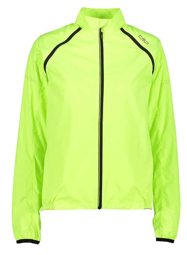 CMP Jacket with detachable Sleeves Sport | Jacken/Westen Bike | Damen Windjacke Fahrradbekleidung yellow | (32C6136) fluo | Praxenthaler