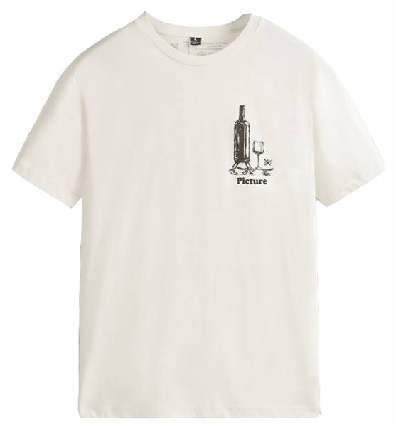 Picture D&S Winerider Tee Herren T-Shirt natural white