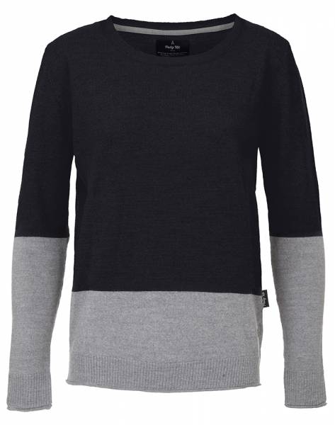 Pally´Hi Knit Sweater Clean Queen Damen Sweatshirt bluek/heather grey