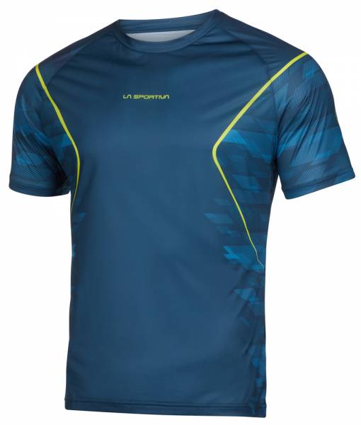 La Sportiva Pacer T-Shirt M Trailrunning Herren storm blue/maui (P73639637)