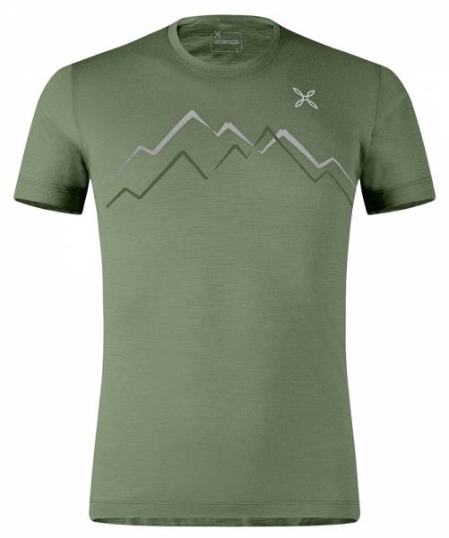 Montura Merino Skyline Herren T-Shirt verde salvia