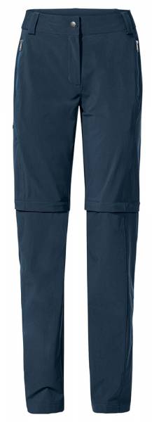 Vaude Farley Stretch ZO T-Zip Pants II Damen Trekkinghose dark sea Kurzgröße