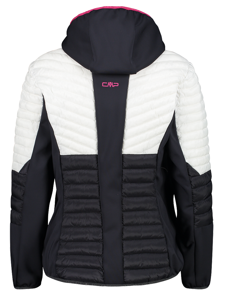 | Jacket | CMP Praxenthaler antracite | Hood Isolationsjacken Bekleidung Sport Fix (32Z4206) Jacken | Hybrid Isolationsjacke Damen