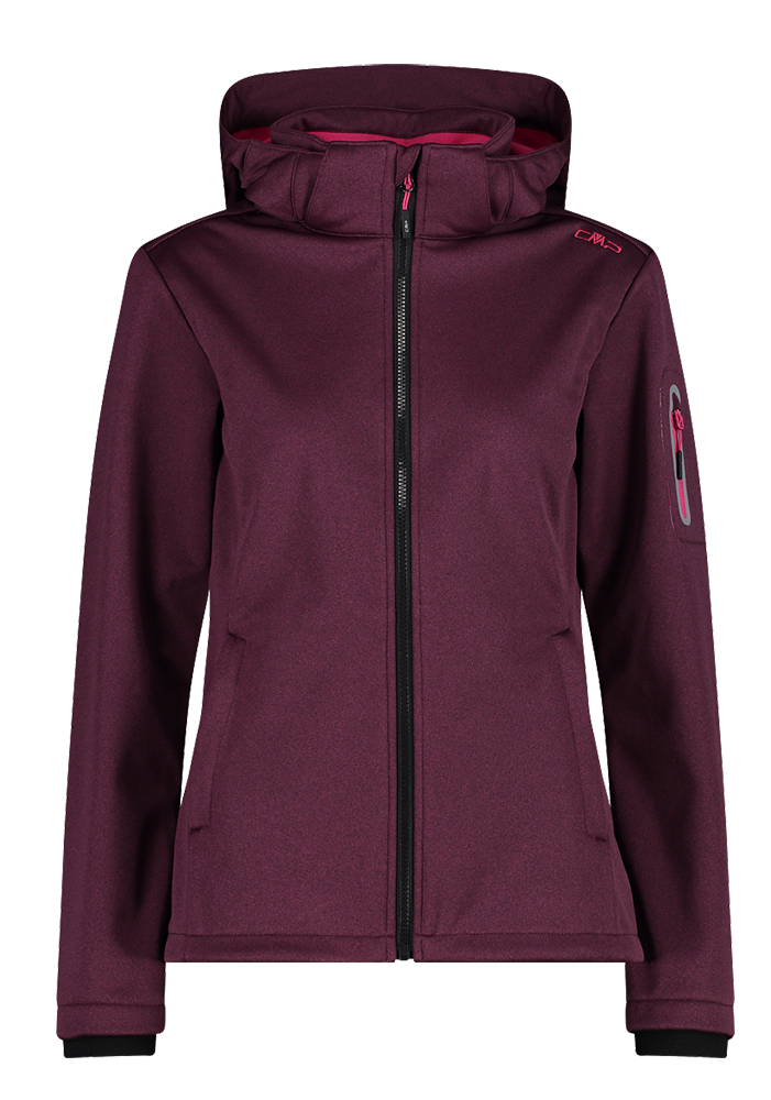 CMP Jacket | | Sport Zip Hood Jacken | (39A5006M) | Praxenthaler Softshell Bekleidung Damen Windjacken & Softshelljacke mel.-fucsia amaranto