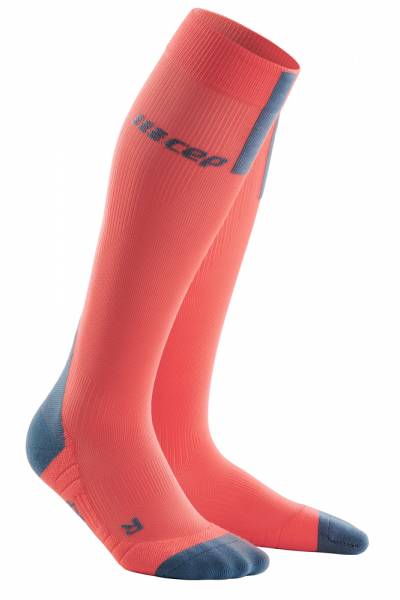 CEP Run Socks 3.0 Herren Compression-Socken coral/grey