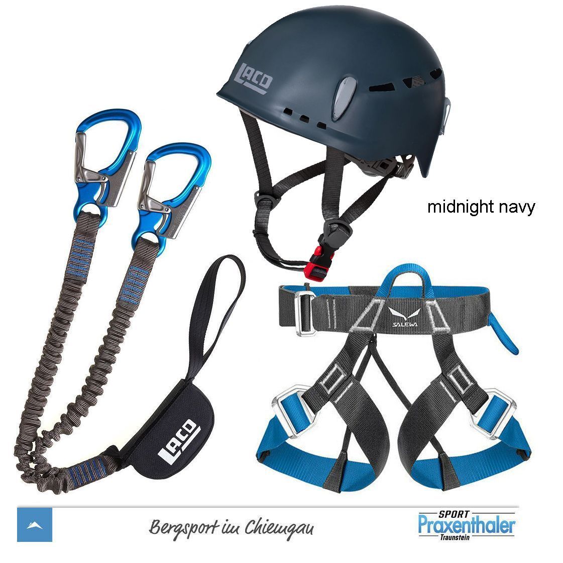 Klettersteigset Salewa Premium Attac LACD Protector 2.0 Helm LACD Start Gurt 