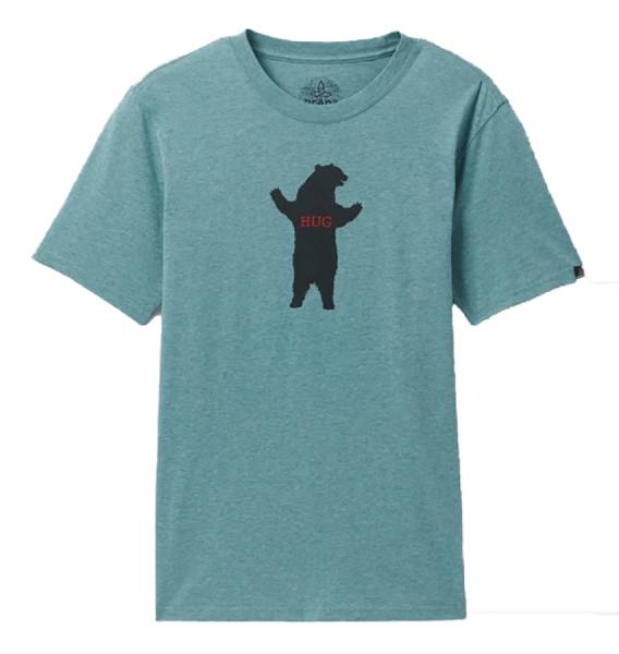 Prana Bear Squeeze Journeyman Slim Herren T-Shirt shoreline heather