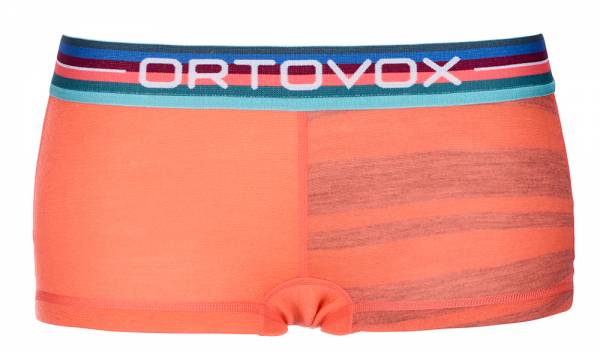 Ortovox 185 Rock´n´Wool Hot Pants Damen Funktionsunterwäsche coral