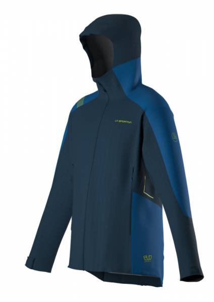 La Sportiva Crossridge Evo Shell Jacket Herren Skitourenjacke storm blue/electric blue