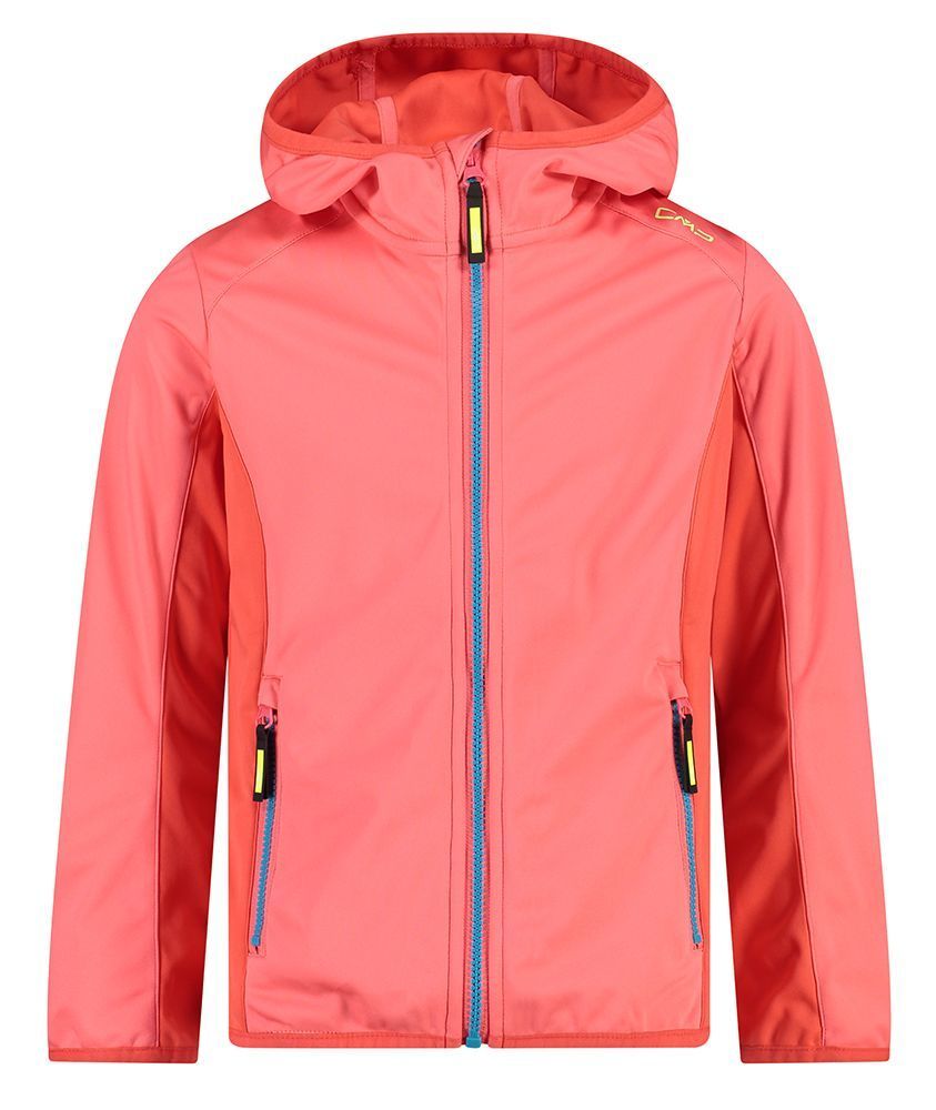 CMP Fix (39A5115) Kinder Sport Softshell Hood Bekleidung | Windjacken Jacket | corallo Jacken | Praxenthaler | & Softshelljacke