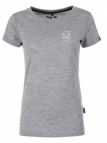 Pally´Hi Rose Pose Damen T-Shirt heather grey