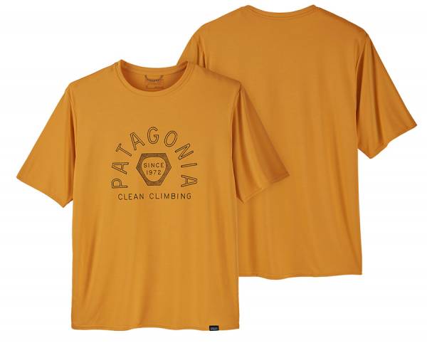 Patagonia M´s Cap Cool Daily Graphic Shirt Herren T-Shirt Saffron X-Dye
