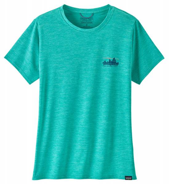 Patagonia M's Capilene® Cool Daily Graphic Damen T-Shirt subtidal blue x-dye