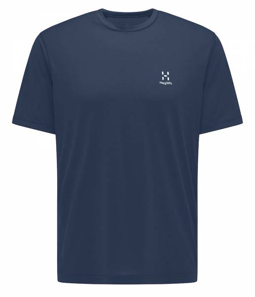 Haglöfs Ridge Tee Herren T-Shirt tarn blue solid