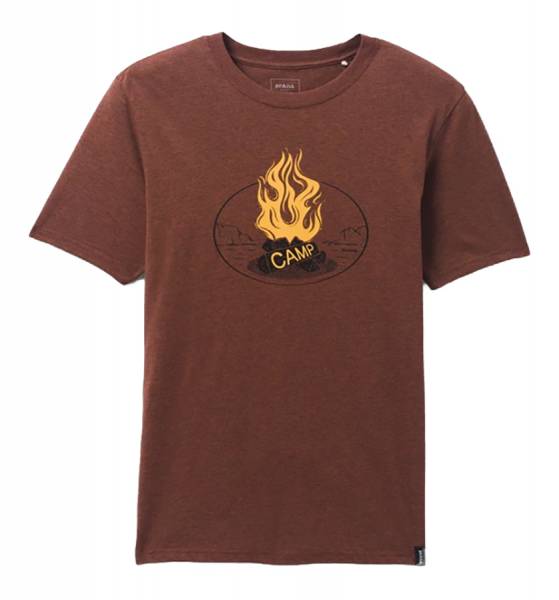 Prana Camp Fire Journeyman 2 Herren T-Shirt clove heather