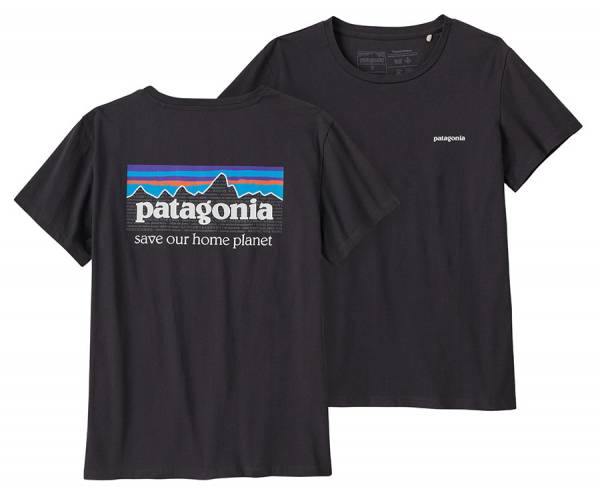 Patagonia W´s P-6 Mission Organic Damen T-Shirt ink black