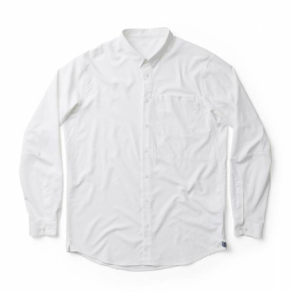 Houdini Longsleeve Shirt Herren Langarm-Hemd powderday white