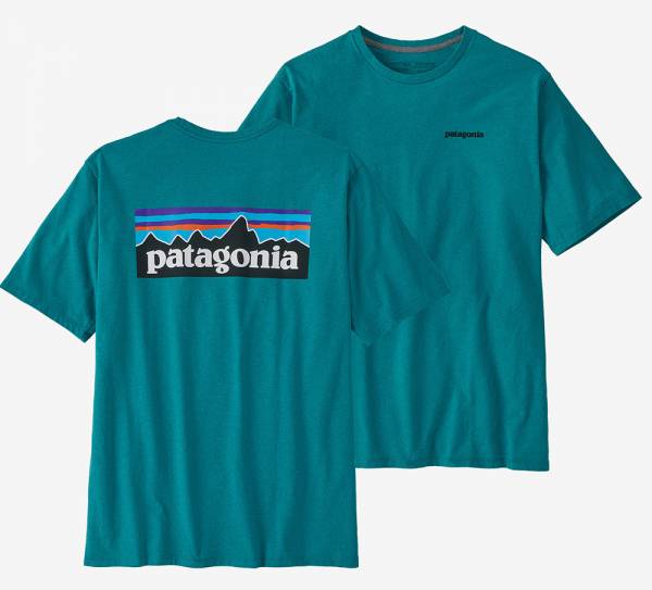 Patagonia M´s P-6 Logo Responsibili Herren T-Shirt belay blue