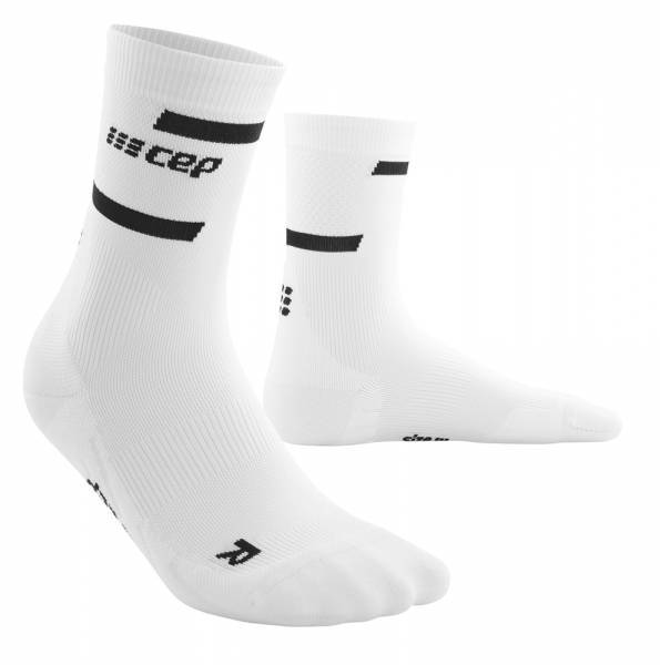 CEP the run socks, mid cut Herren Laufsocken white
